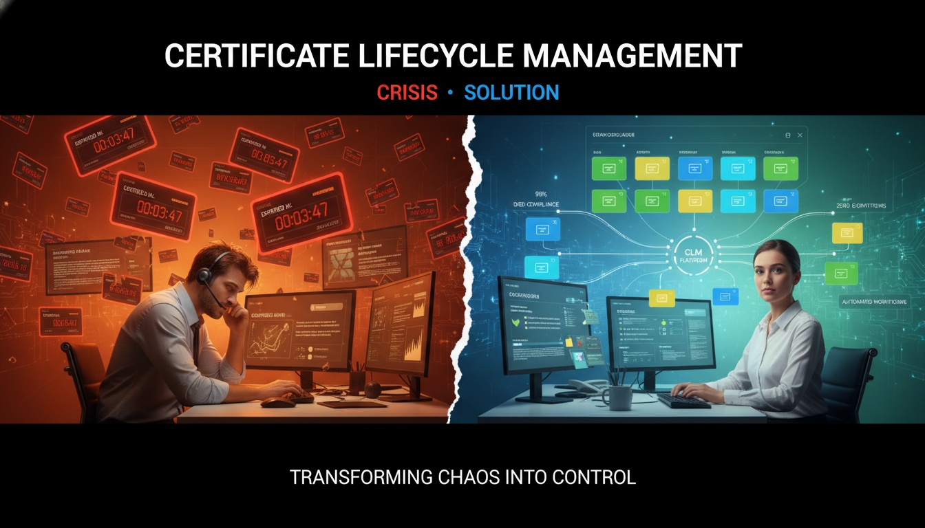 The Hidden Crisis Nobody Sees: Certificate Lifecycle Management at Enterprise Scale