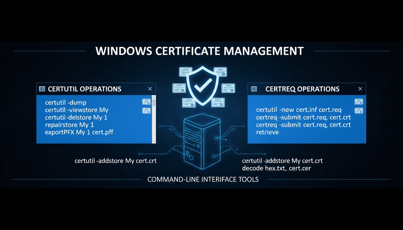 Exploring the hidden switches of Certutil and Certreq