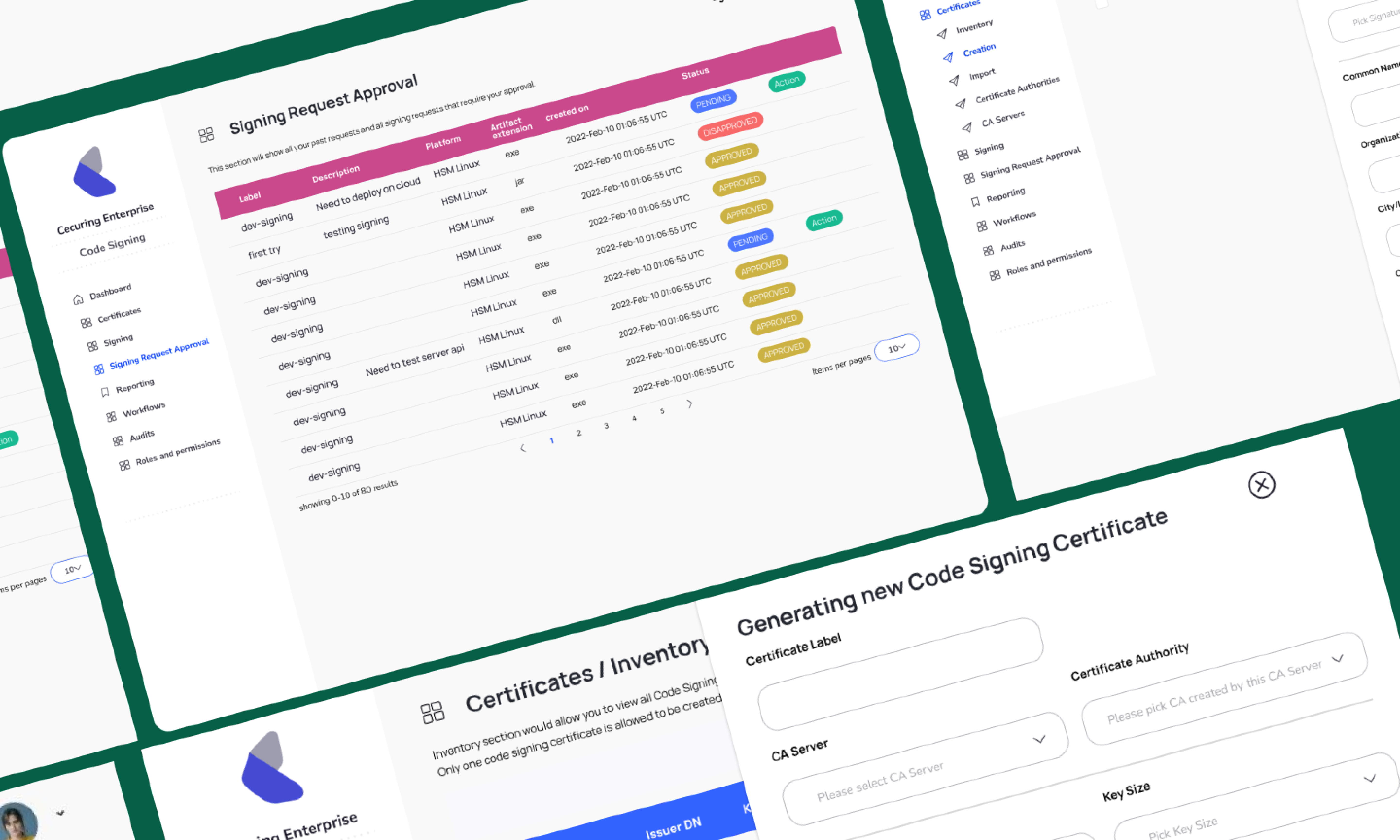 Code Signing Platform