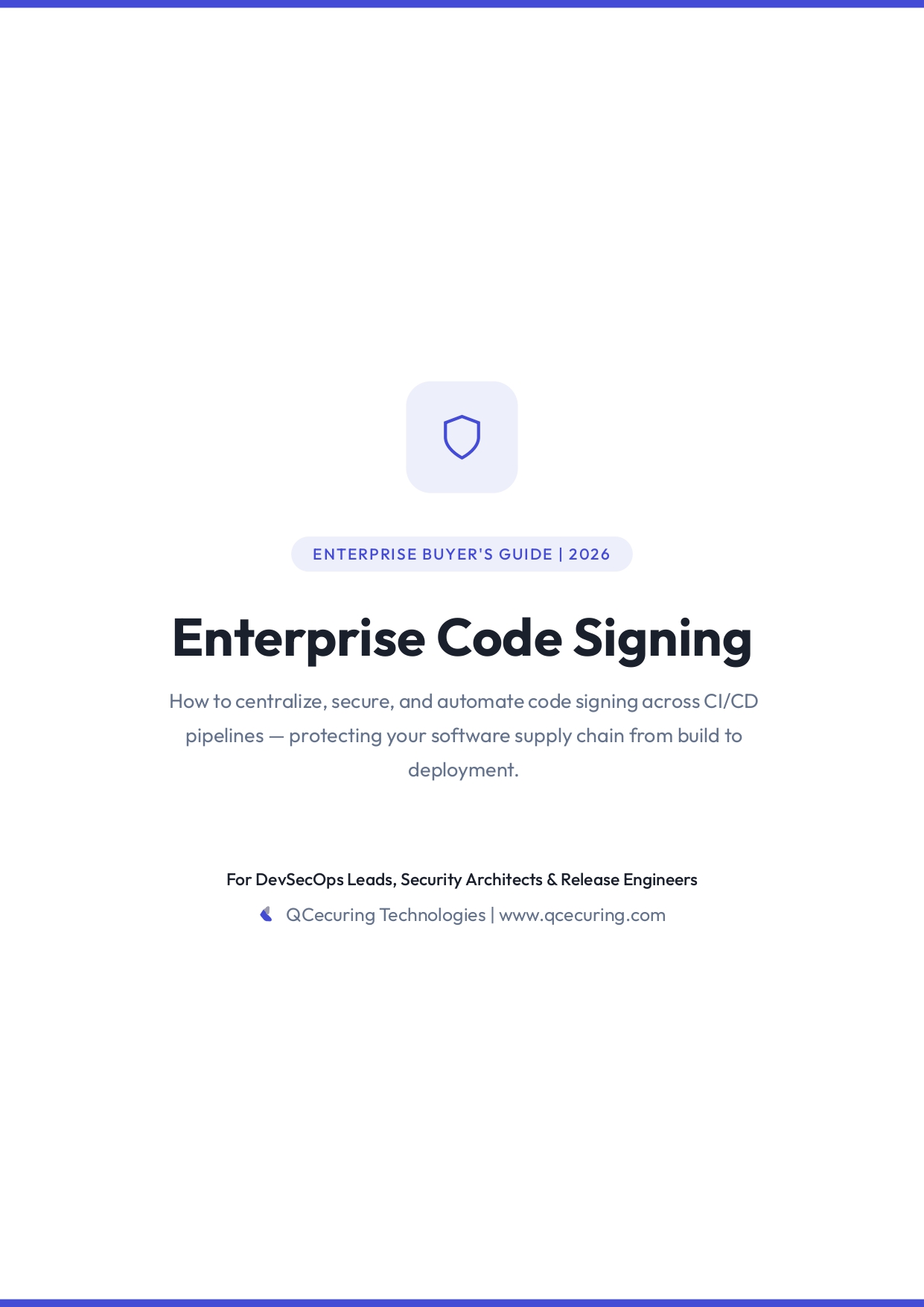 Buyer's Guide: Enterprise Code Signing