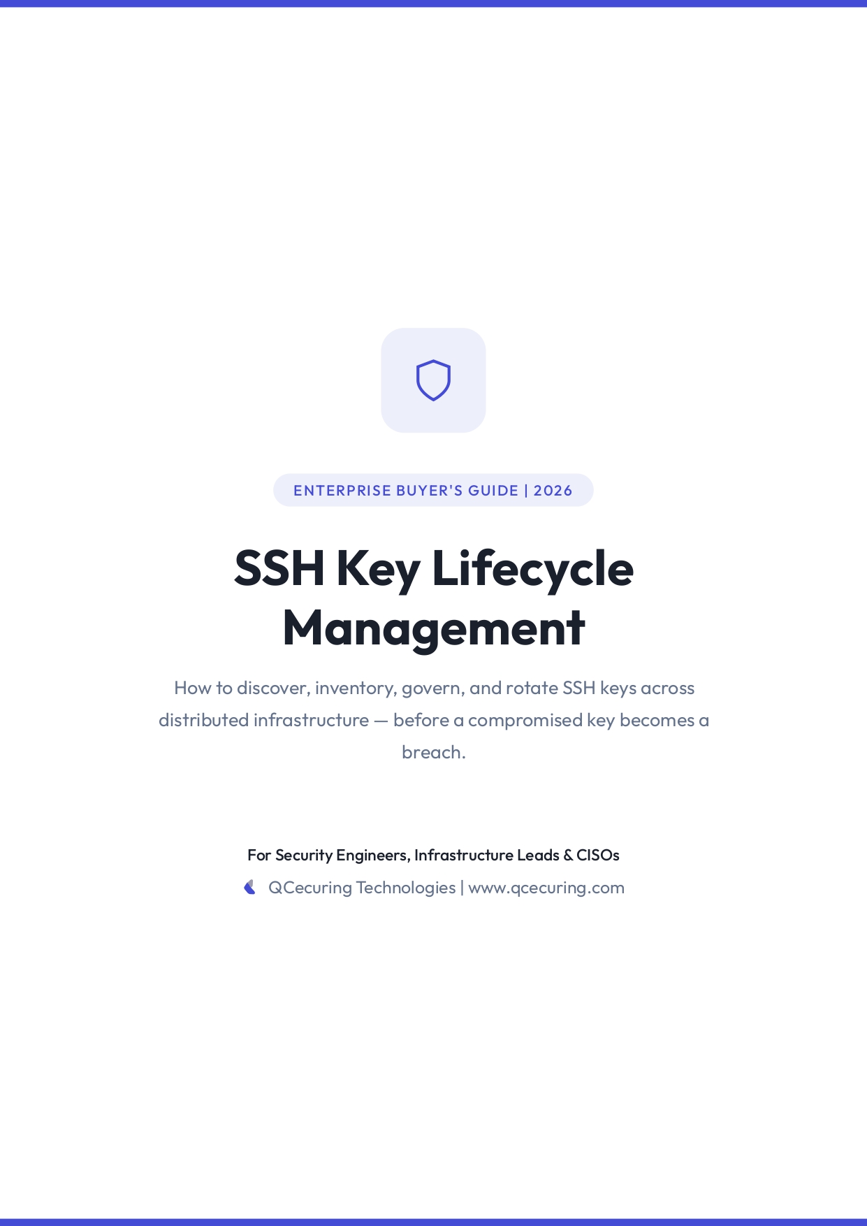 Buyer's Guide: SSH Key Lifecycle Management