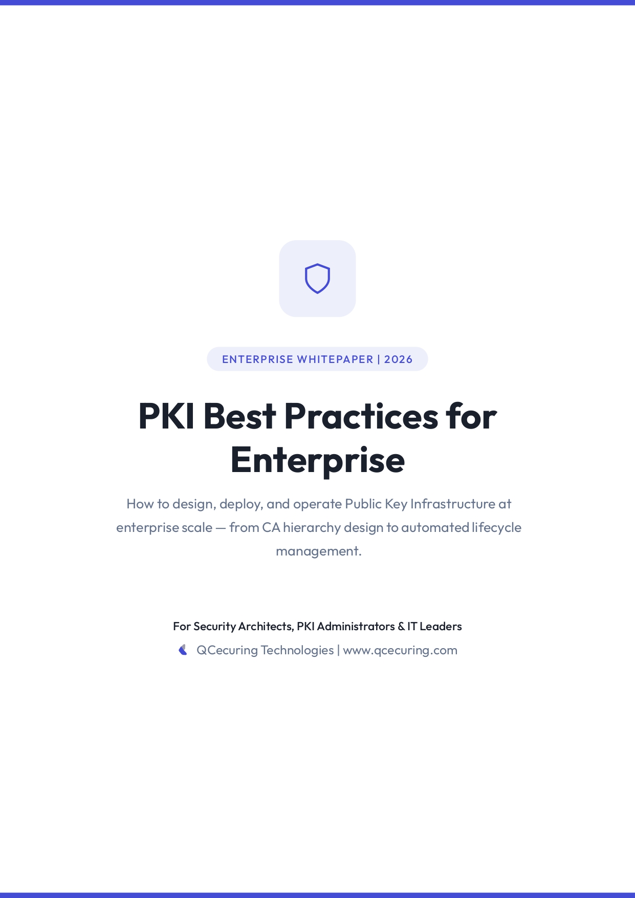 PKI Best Practices for Enterprise